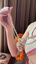 Blush Pink Polki Floral Necklace Set