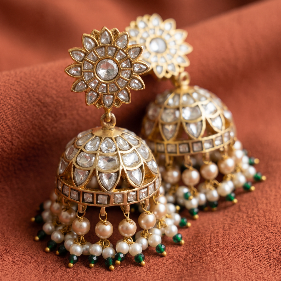 Iraaya Jhumka Earrings